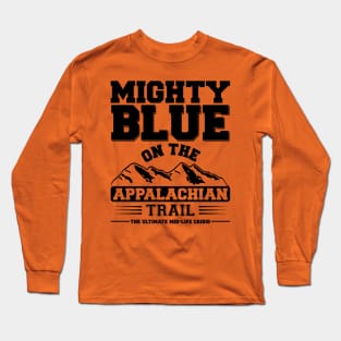 Mighty Blue design (Black) Long Sleeve T-Shirt